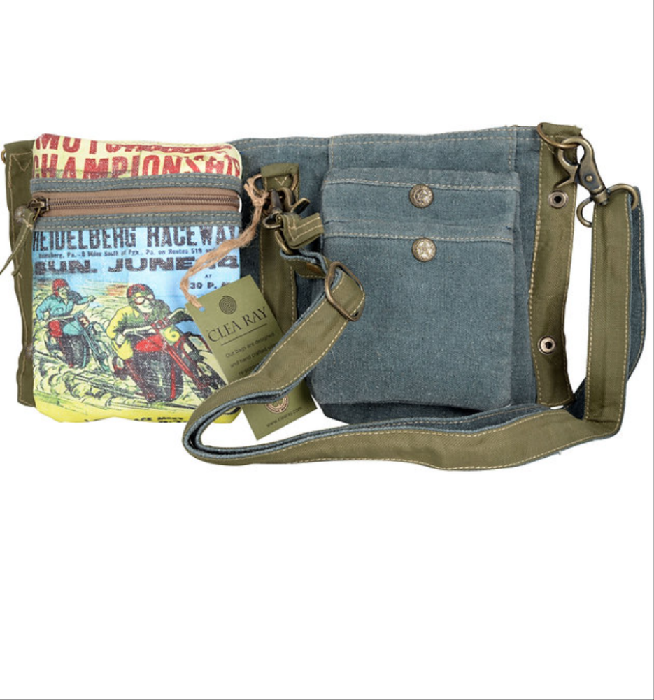 Motorcycle double fold bag