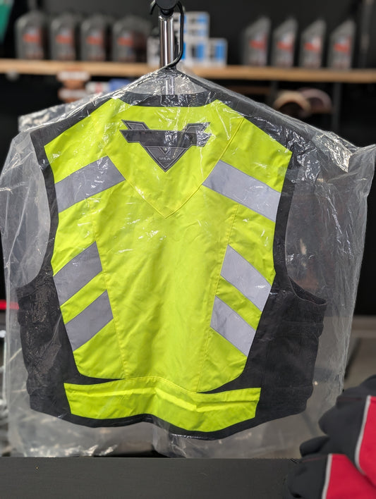 Victory Motorcycle reflective vest. New old stock, size Medium