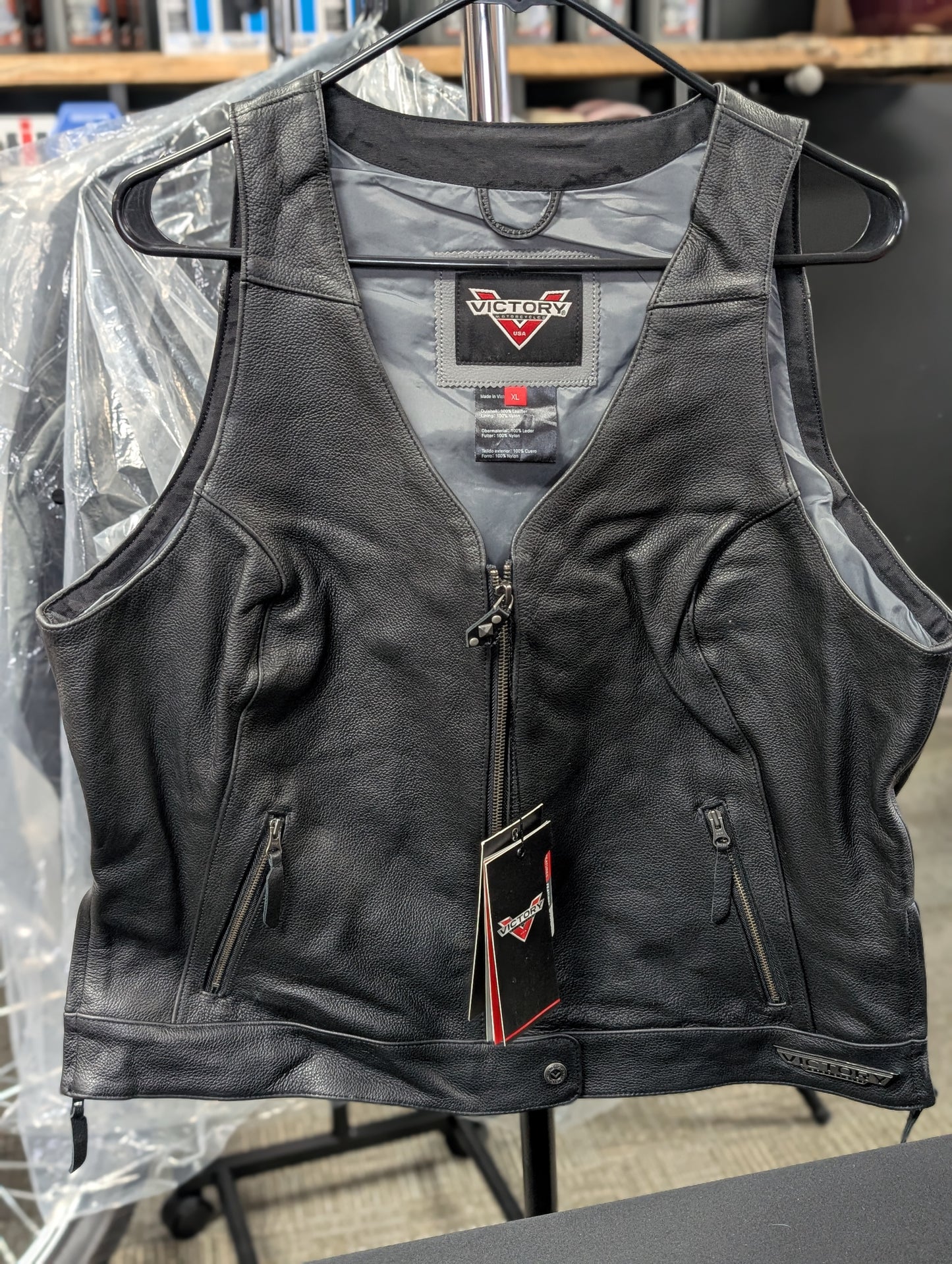 Victory Women's Leather Vest