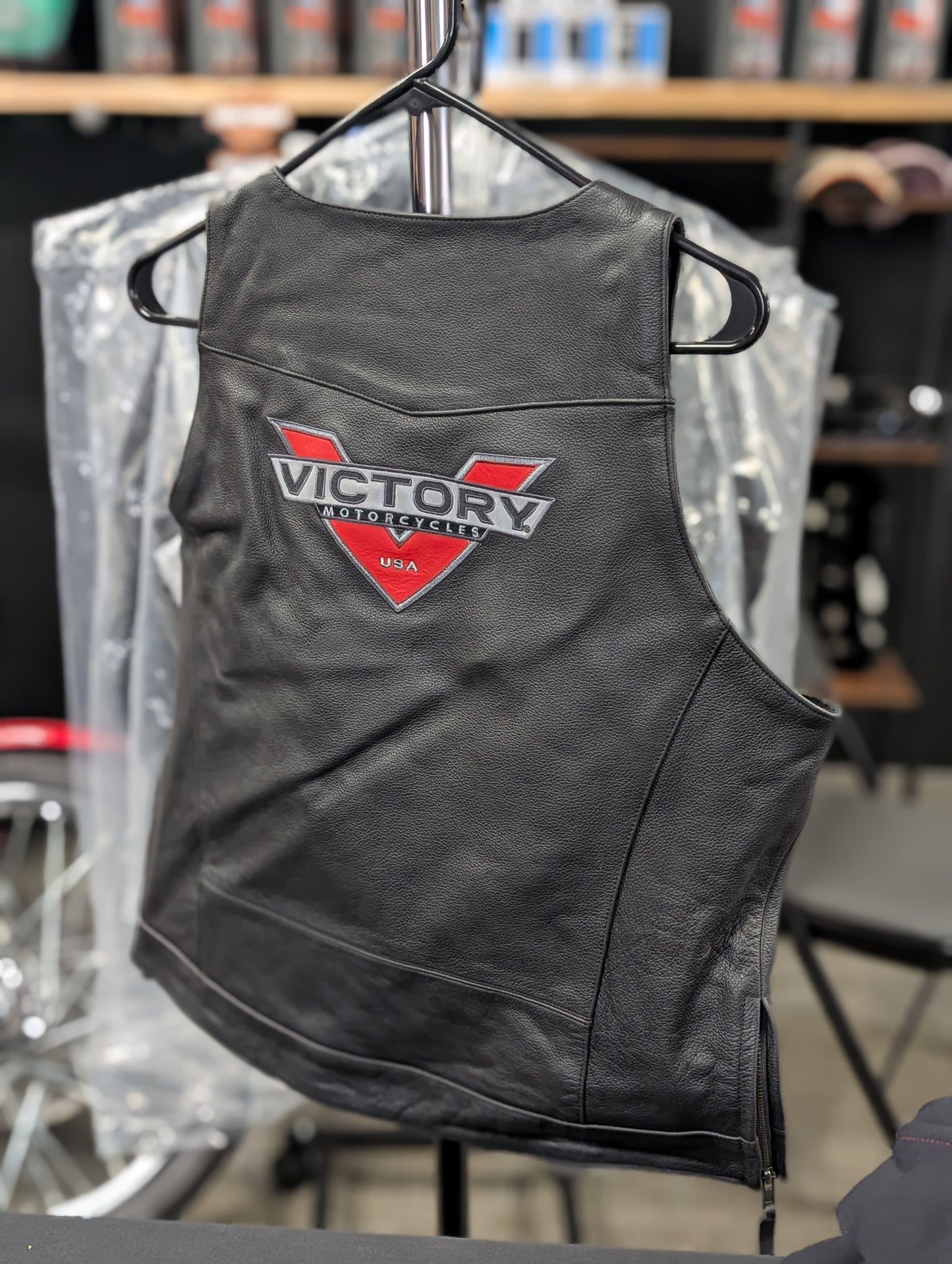 Victory Women's Leather Vest