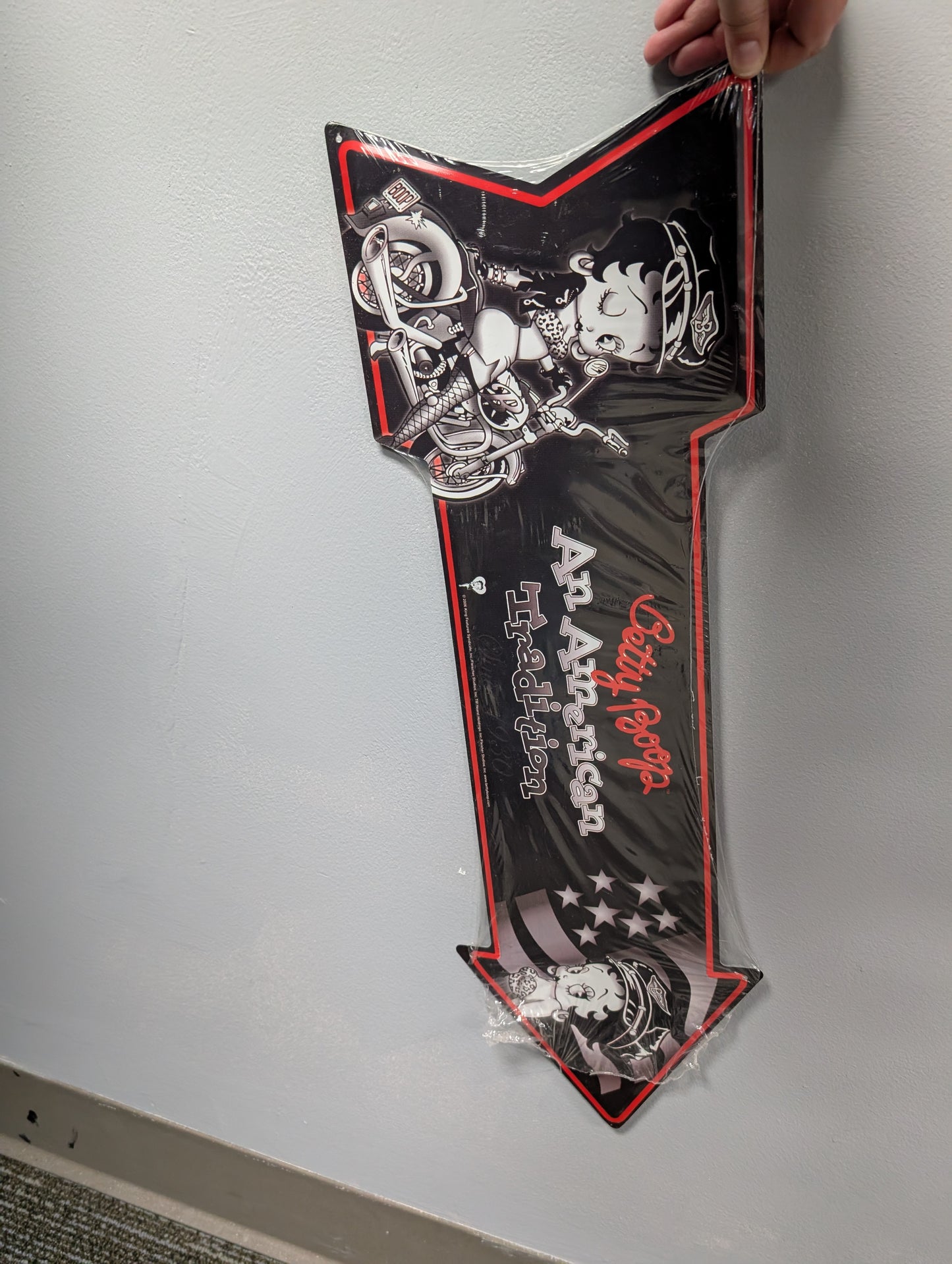 Betty boop Harley-Davidson sign