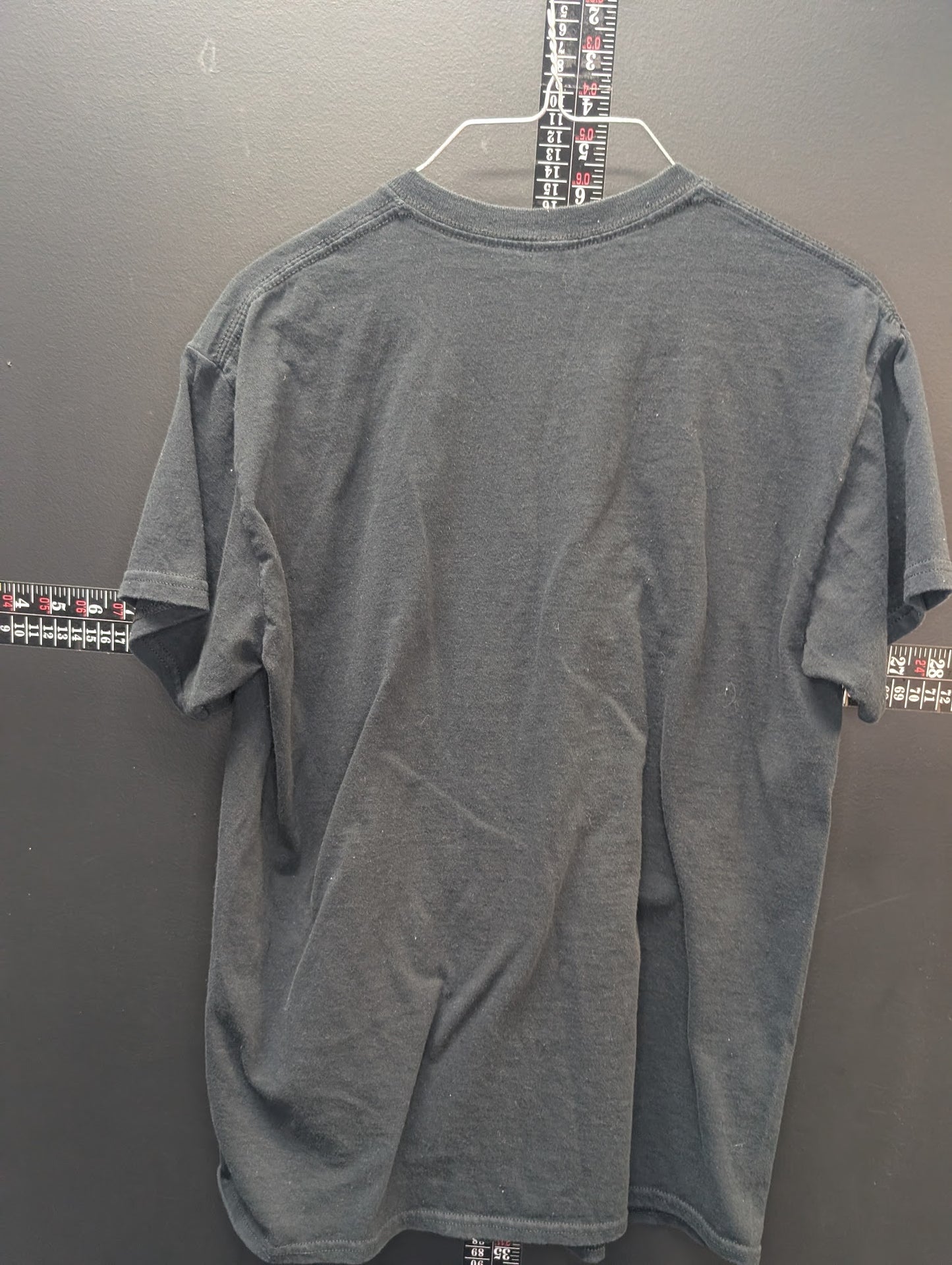 Vulgar Supply Graphic T-Shirt Black Flame Logo Tee