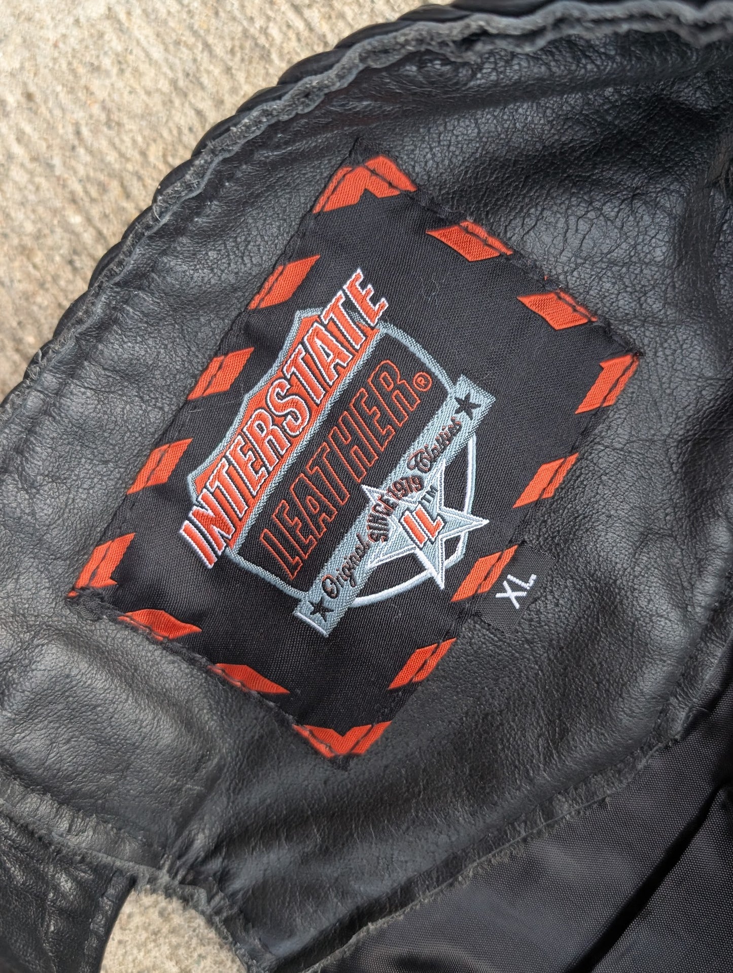 Interstate Leather Black Motorcycle Chaps – Braided Trim, Adjustable Belt