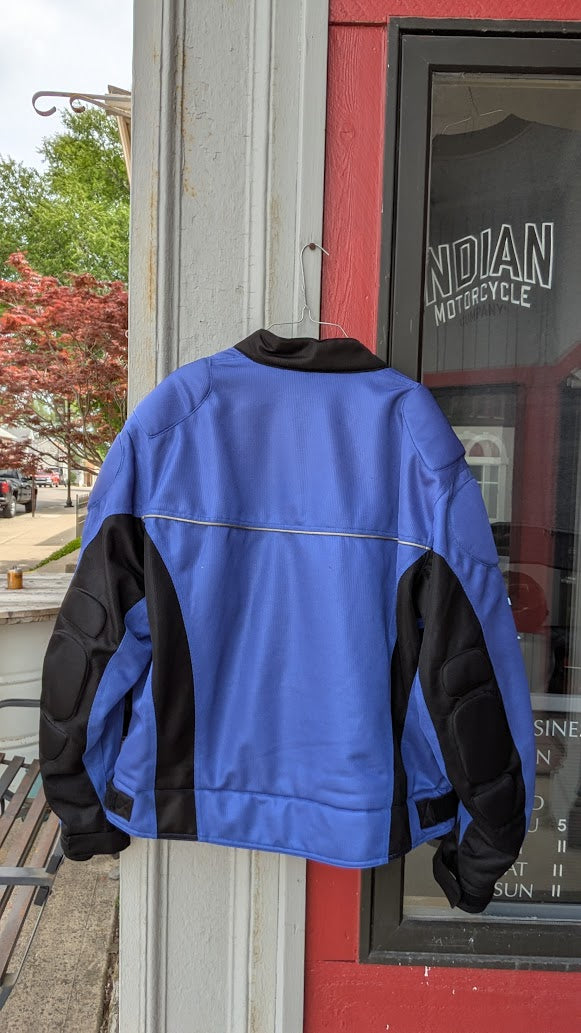 FirstGear Mesh Riding Jacket – Blue/Black – Armored