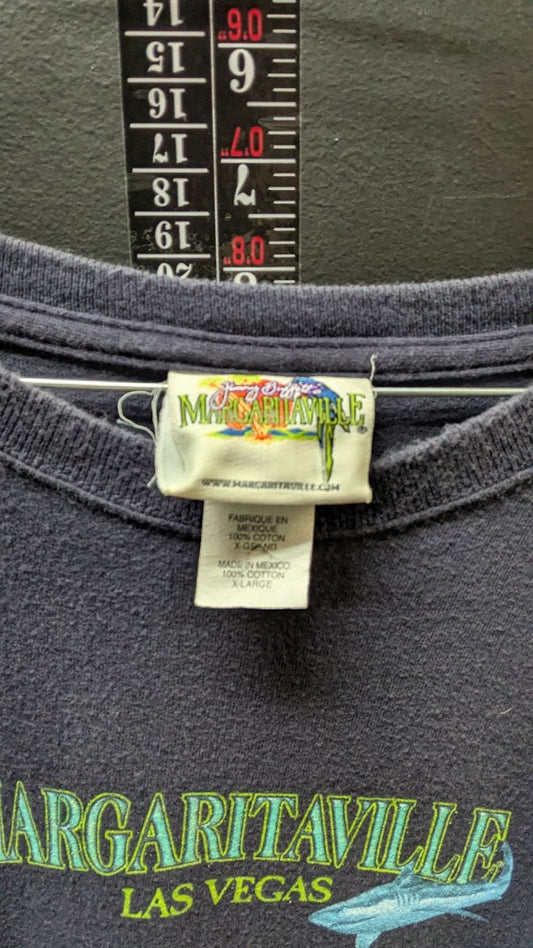 Vintage Margaritaville “Schooling Around” Mermaid T-Shirt – Las Vegas – Size XL