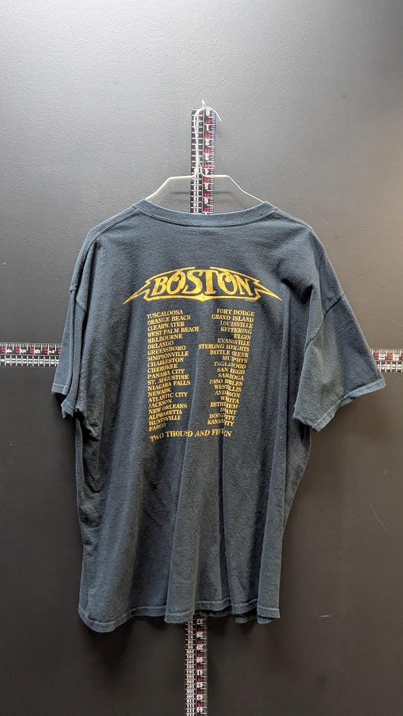 Boston 2015 North American Tour Graphic T-Shirt – Black – Size XL