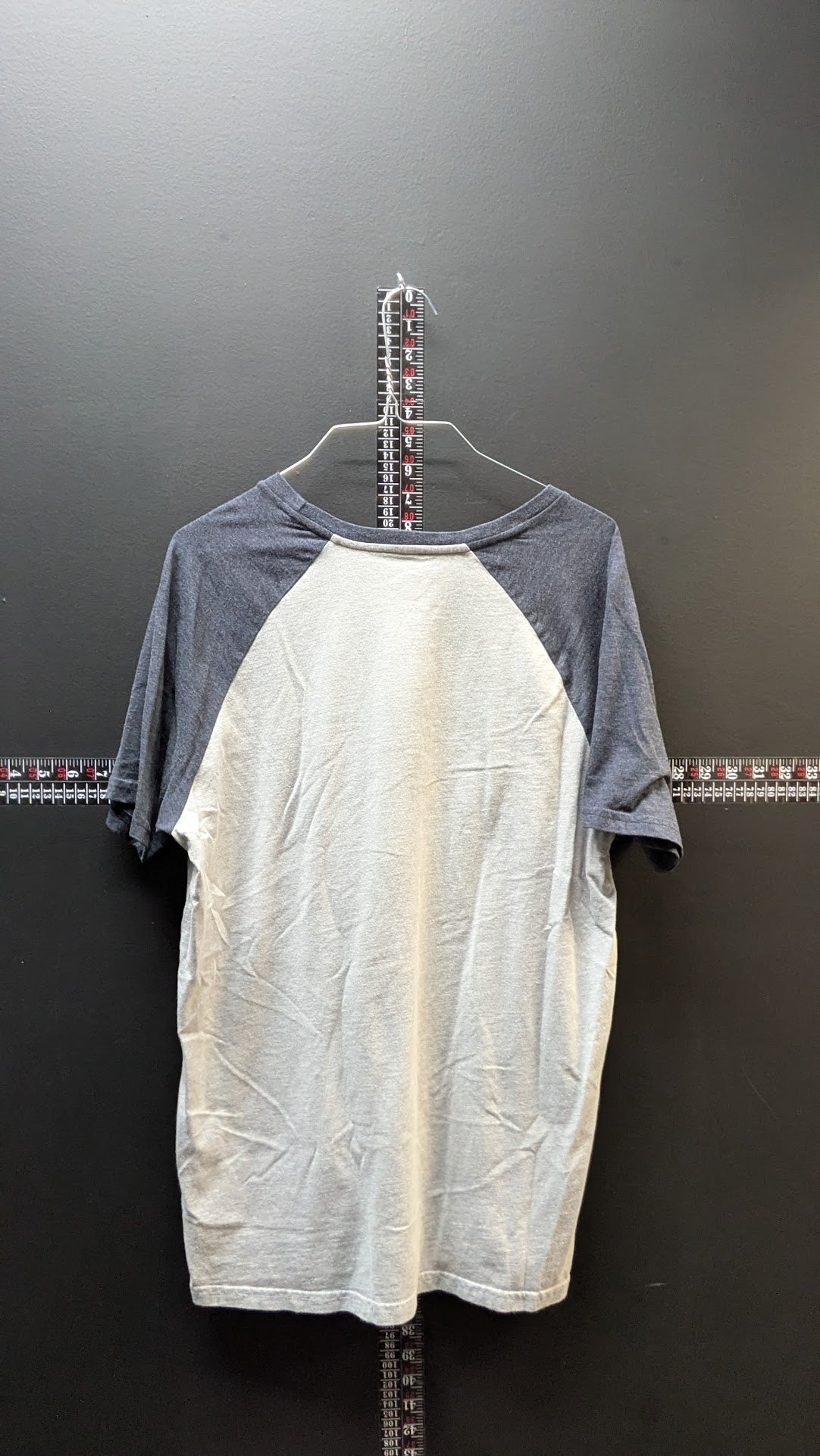 Harley-Davidson Raglan T Shirt Women’s Large Gray Blue Short Sleeve Baseball Tee