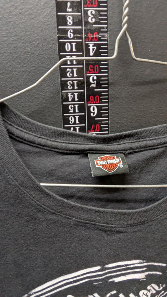 Harley-Davidson Women’s Genuine Oil Can Graphic T-Shirt Black Size Small