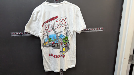 Harley Davidson Lawless Missouri Rat Fink T Shirt Small Comfort Colors White