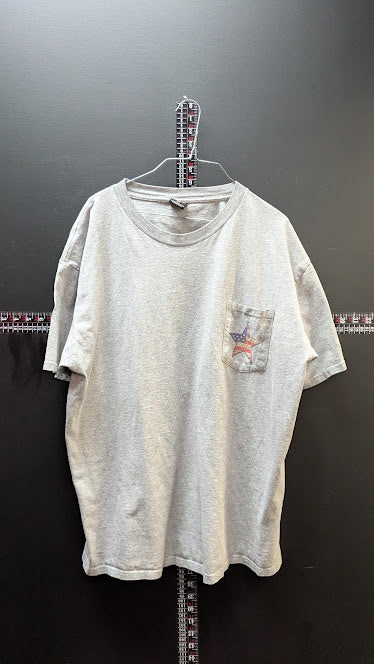 Harley-Davidson Waco Texas T-Shirt Mens XL Gray Pocket Graphic Tee