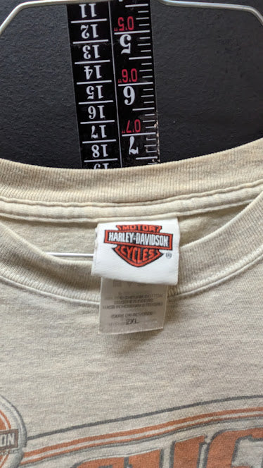 Harley-Davidson Vehicle City Flint Michigan T-Shirt Mens 2XL Fuel For Life Tee