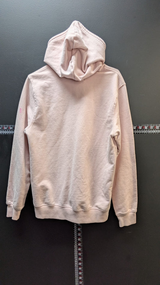 MTV Music Television Hoodie Pink Checkerboard Logo Pullover Sweatshirt Old Navy Women’s M