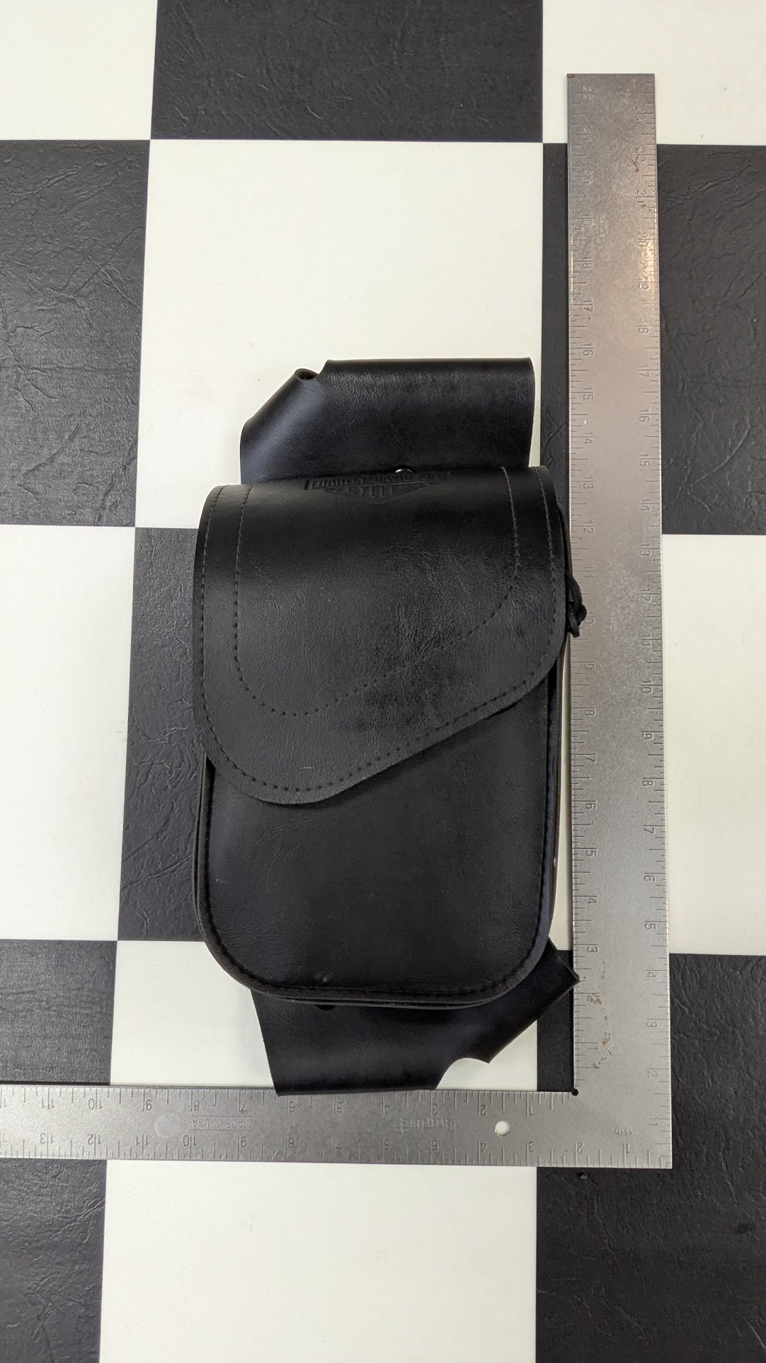 Harley-Davidson Motorcycle Fork Tool Bag Windshield Storage Pouch Black