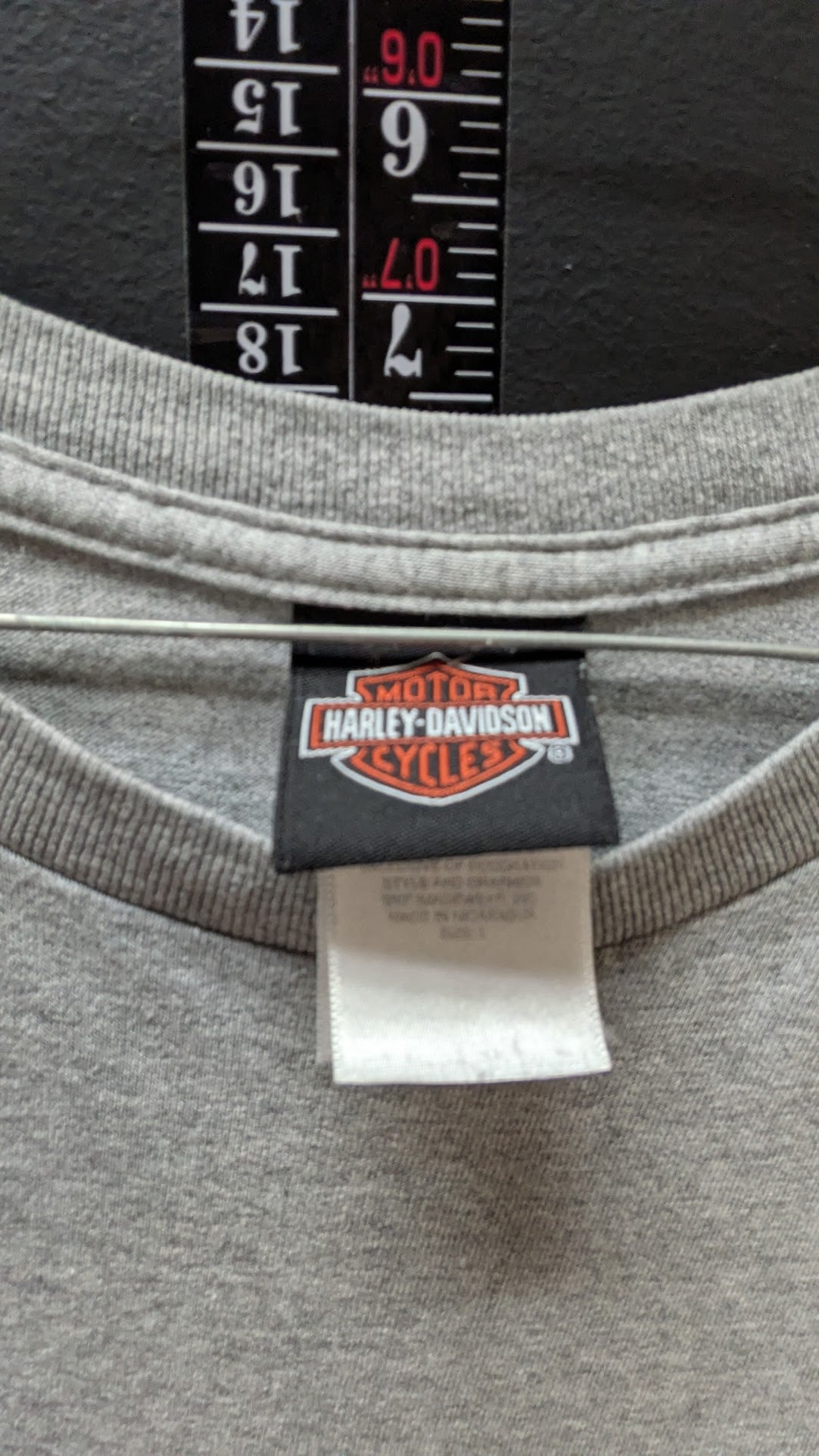 Harley-Davidson Mt Rainier Seattle WA Gray Pocket Long Sleeve T-Shirt Mens XL