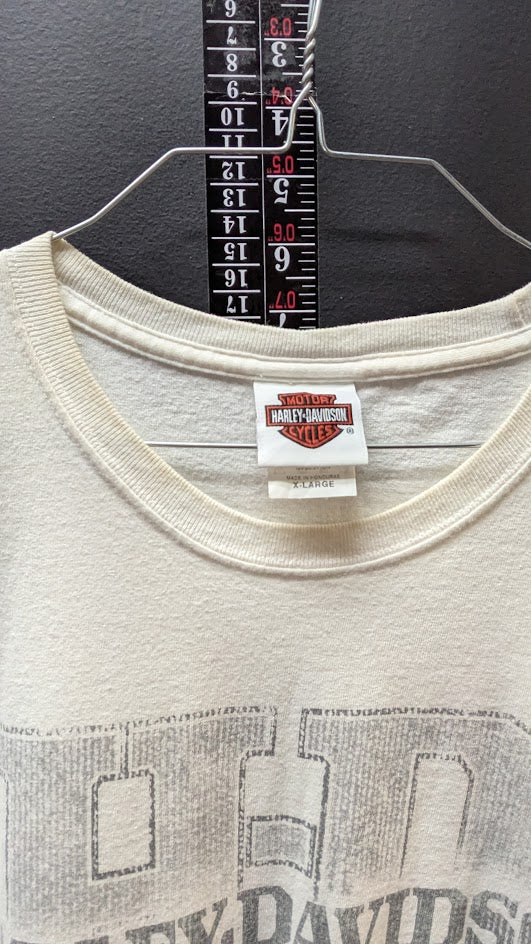 Vintage Harley Davidson Sleeveless T Shirt XL Chipp’s Iowa Biker Tee