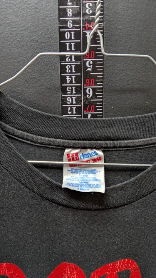 Vintage D.A.R.E. To Keep Kids Off Drugs T Shirt XL Black 90s Tee
