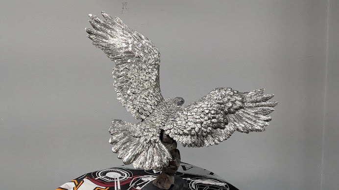 Bradford Exchange “Born Free” Eagle Motorcycle Figurine w/ COA Limited Edition