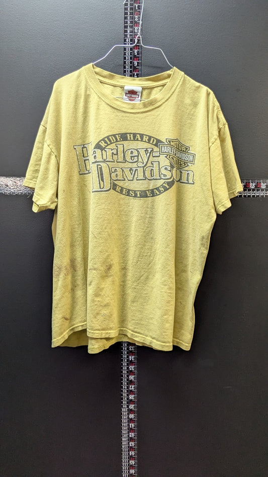 Vintage Harley-Davidson Mike Bruno's Bayou Country Houma Louisiana T-Shirt Size Large