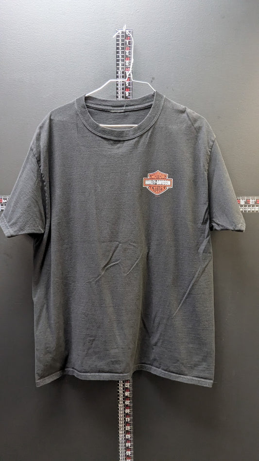 Harley-Davidson Superstition Apache Junction Arizona Dealer T-Shirt Gray Large