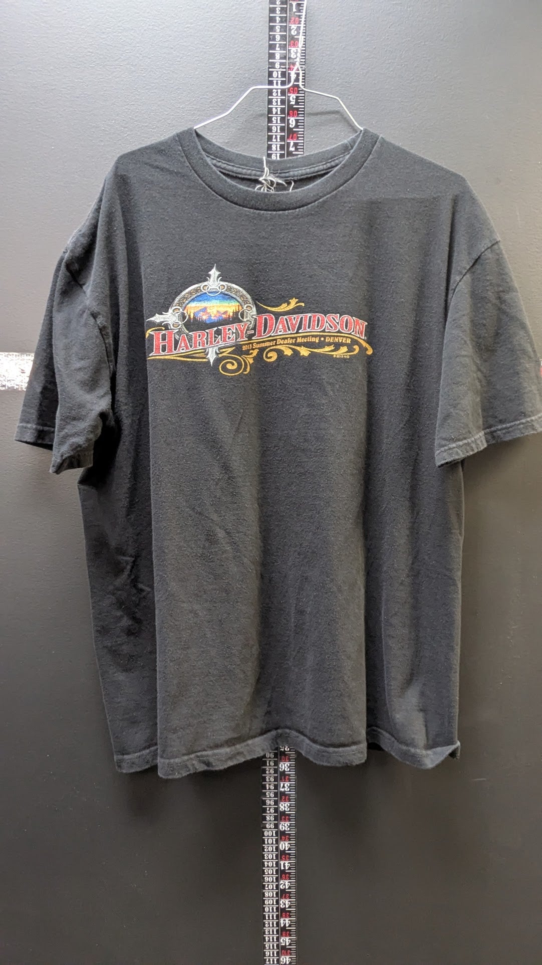 2013 Harley-Davidson Denver Summer Dealer Meeting Limited Edition T-Shirt Adult Large XL Black