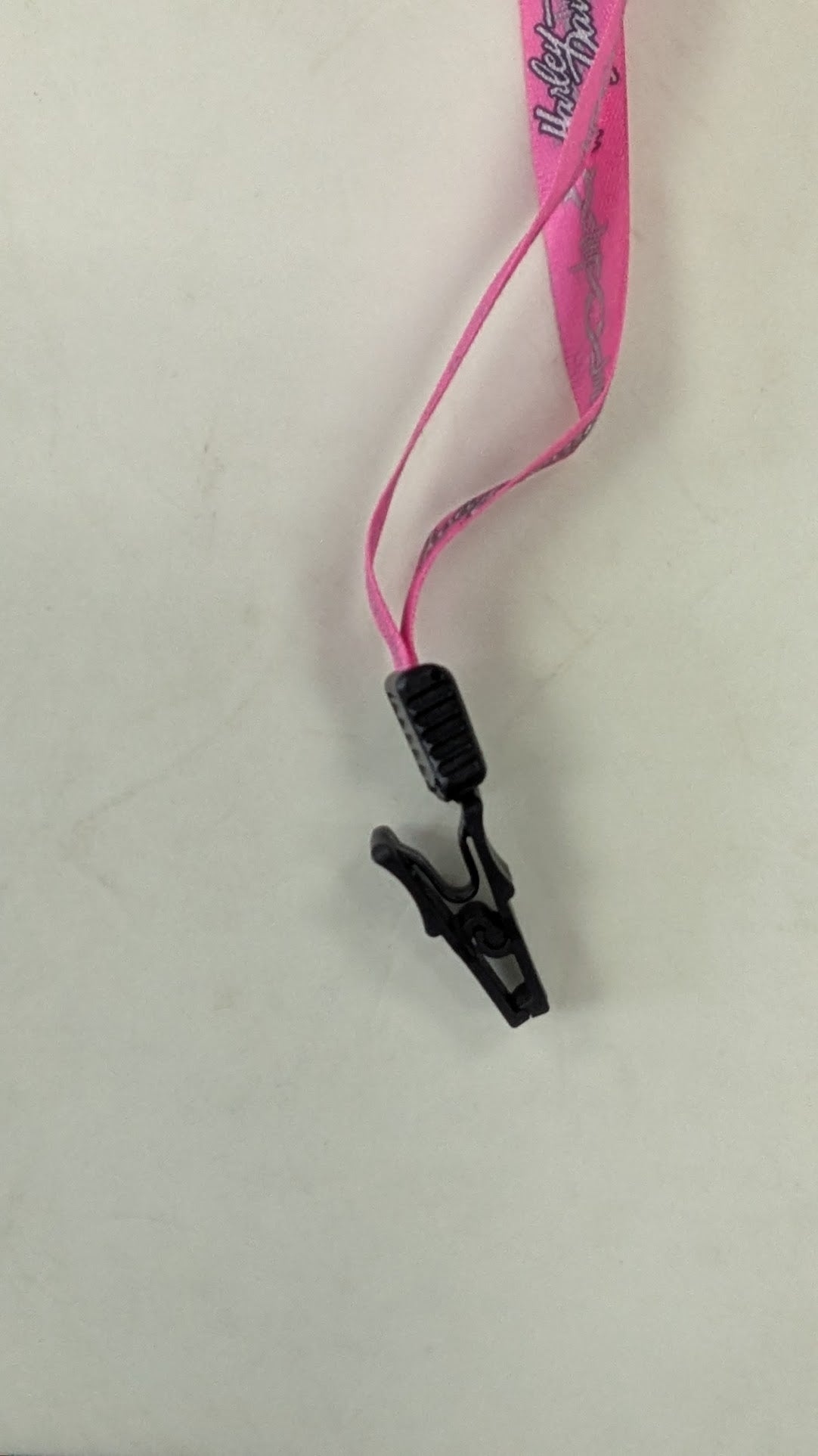 Harley-Davidson Pink Breakaway Lanyard Keychain Badge Holder