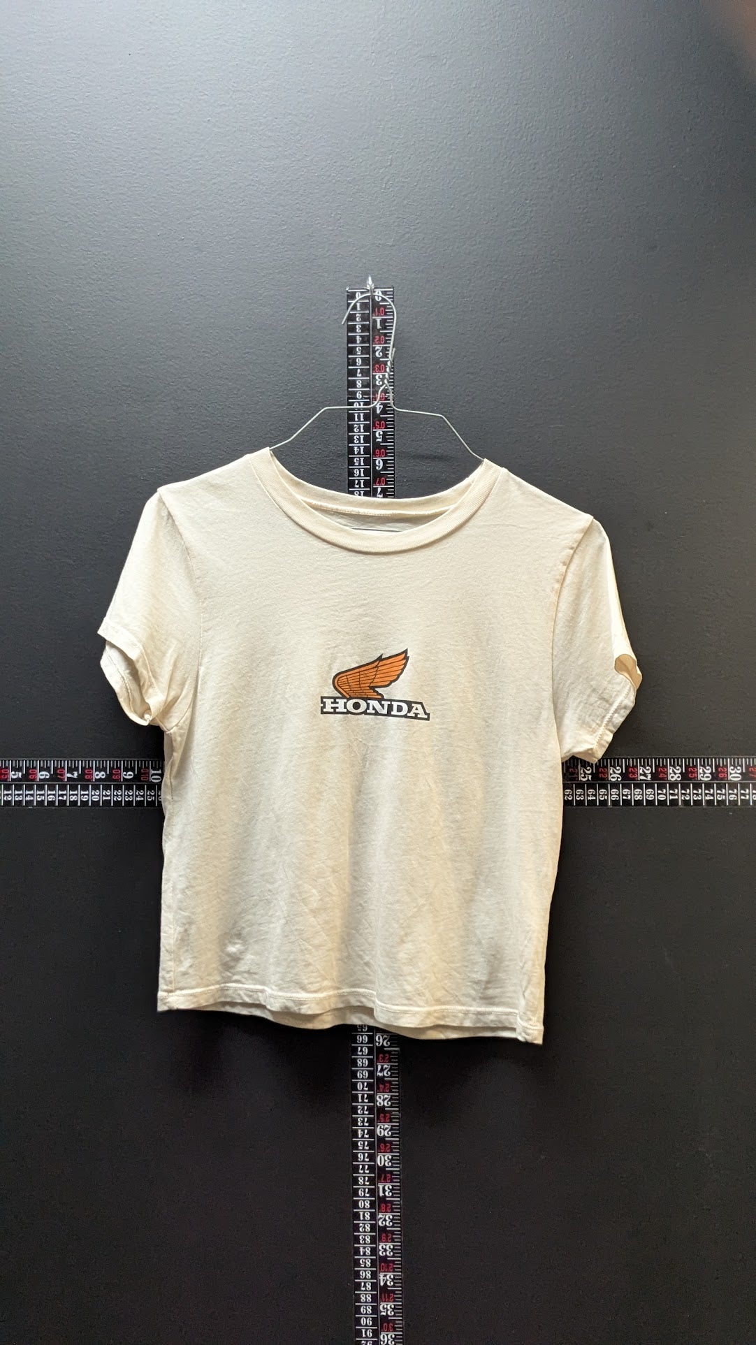 Honda VFR750R Graphic T-Shirt Medium Official Licensed Motorcycle Tee Cream
