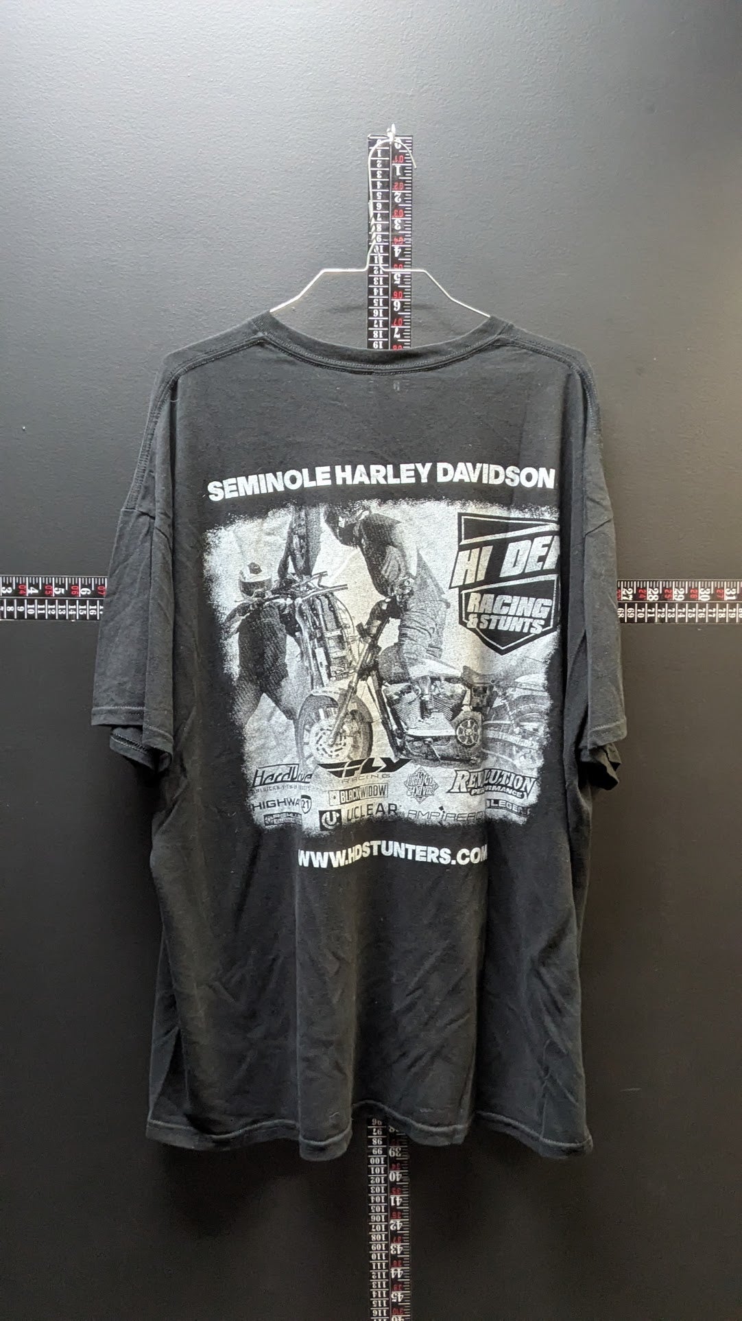 Hi Def Racing & Stunts x Seminole Harley-Davidson T-Shirt – Black – Size 2XL