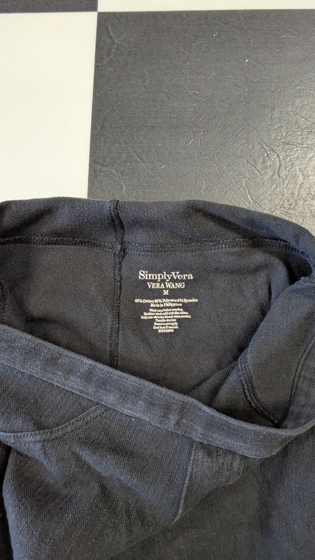 Simply Vera Vera Wang Jeggings Women's Medium Dark Wash Pull On Stretch Denim Look