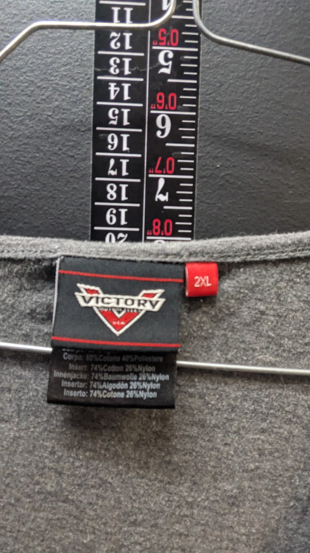 Victory Motorcycles "With Attitude" Lace Hem Women's Top – Size 2XL