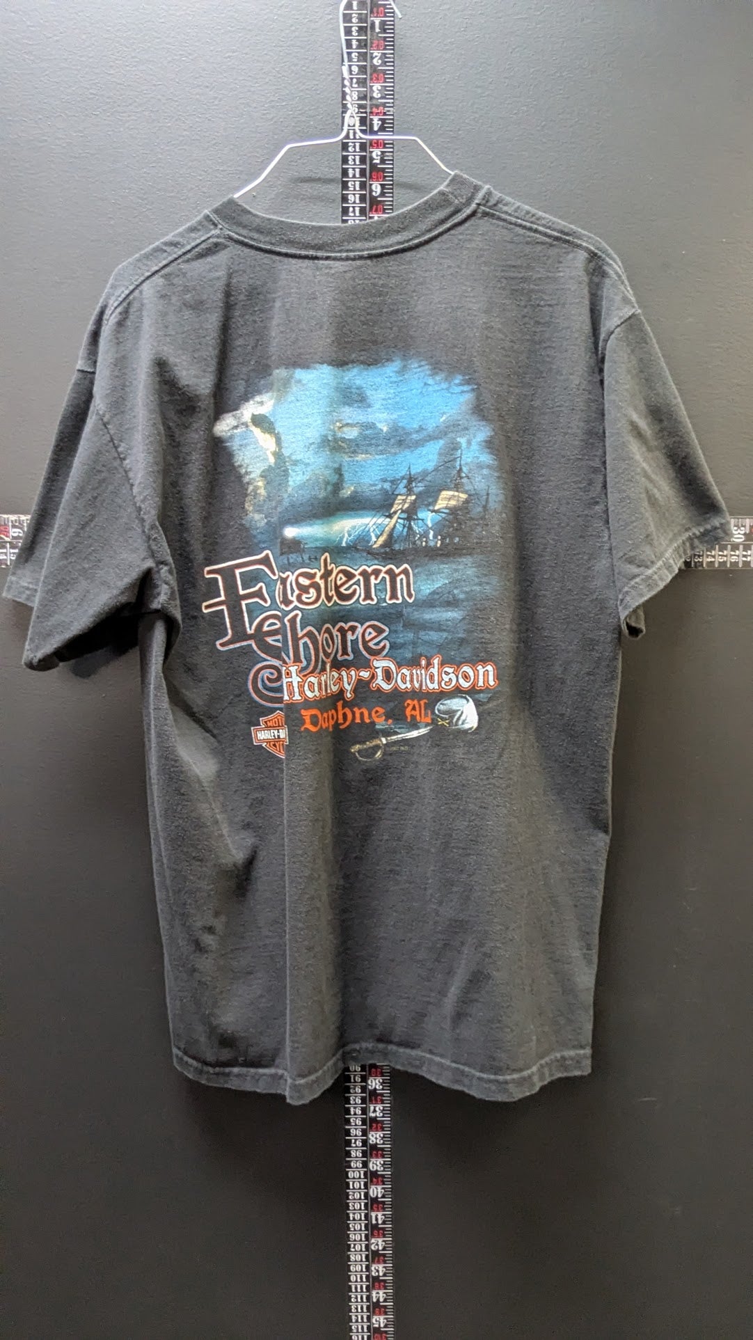 Vintage Harley-Davidson Eastern Shore Daphne AL T-Shirt Men's Large Black USA