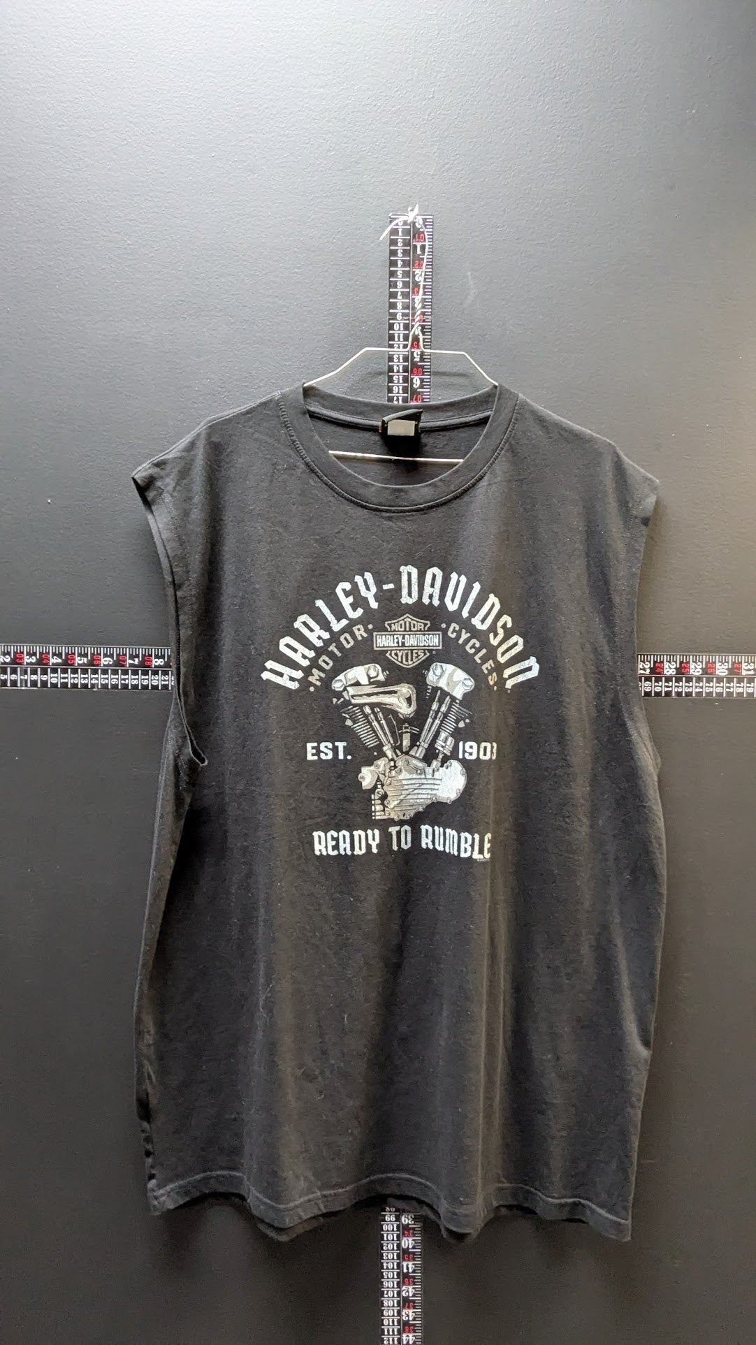 Harley-Davidson Muscle T-Shirt Men's 3XL Buckeye Dayton OH Sleeveless Black