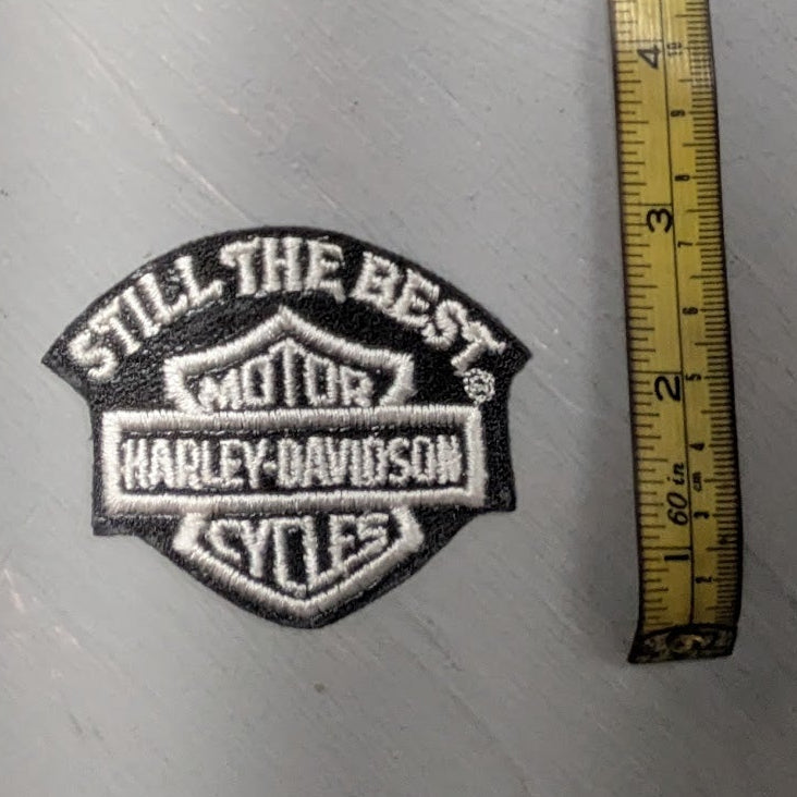 Vintage Harley-Davidson "Still the Best!" Leather Iron-On Patch