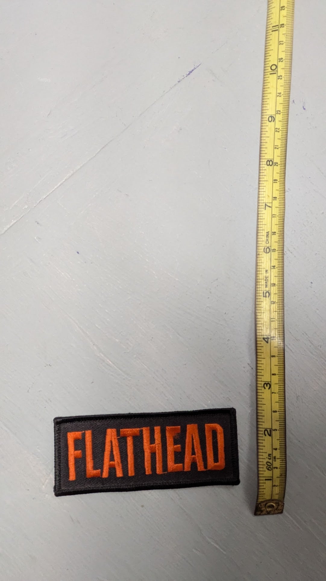 Vintage Harley Flathead Embroidered Motorcycle Patch