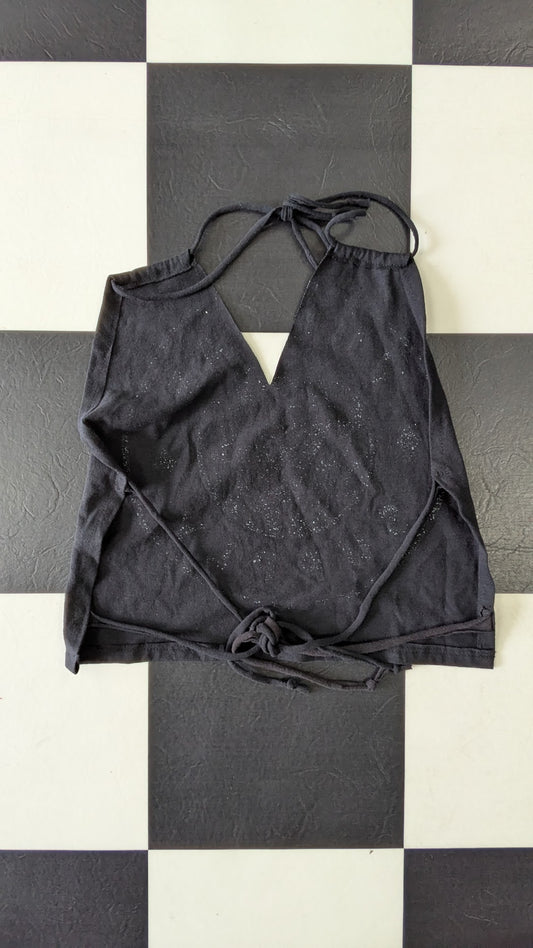 One-of-a-Kind Upcycled Vulgar Supply Halter Top