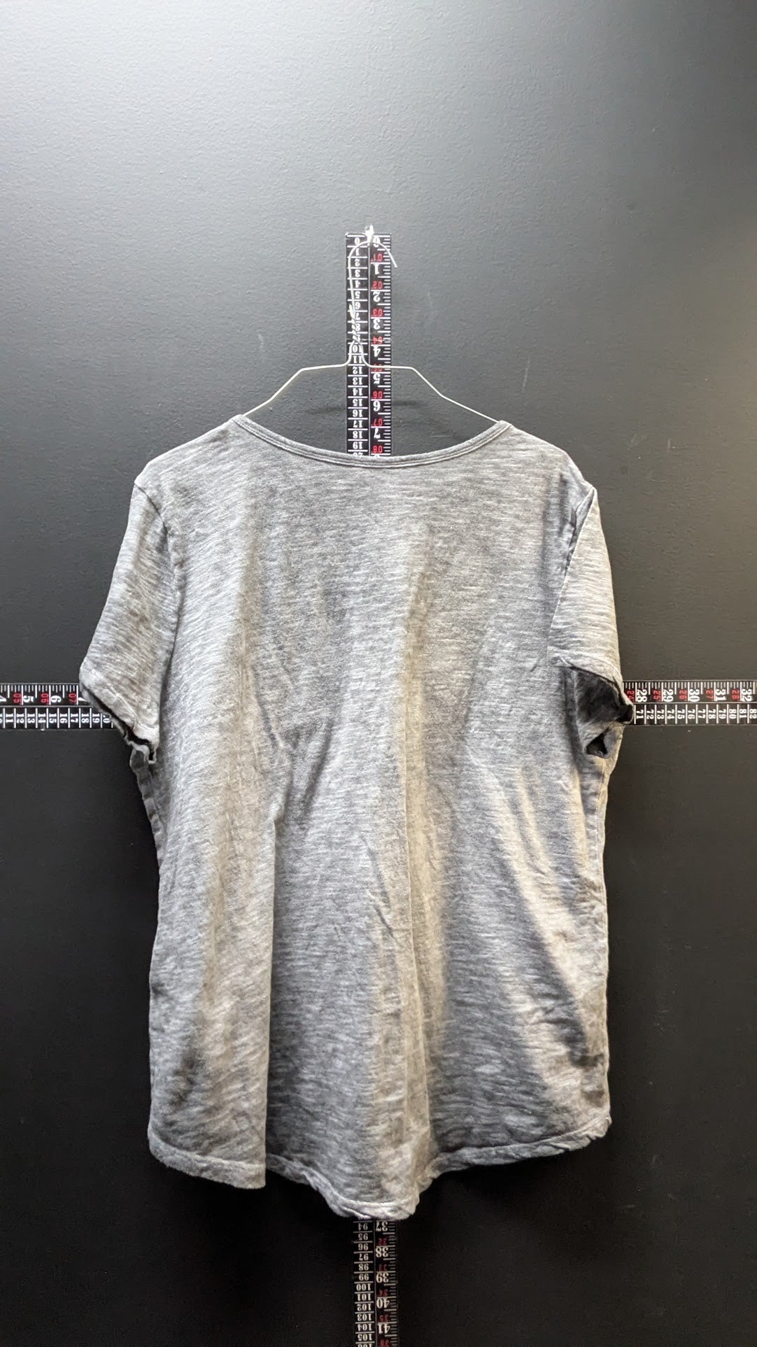 Harley-Davidson Women's XL Gray Eagle Bar Shield Burnout T-Shirt Front Graphic