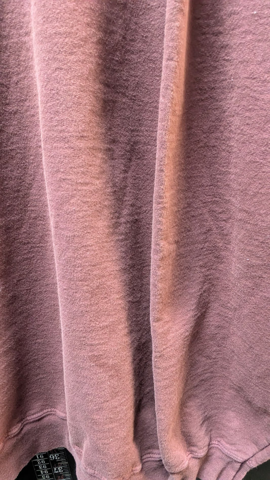 Vintage Harley-Davidson Crewneck Sweatshirt Men's Large Burgundy Faded USA Made 100% Cotton