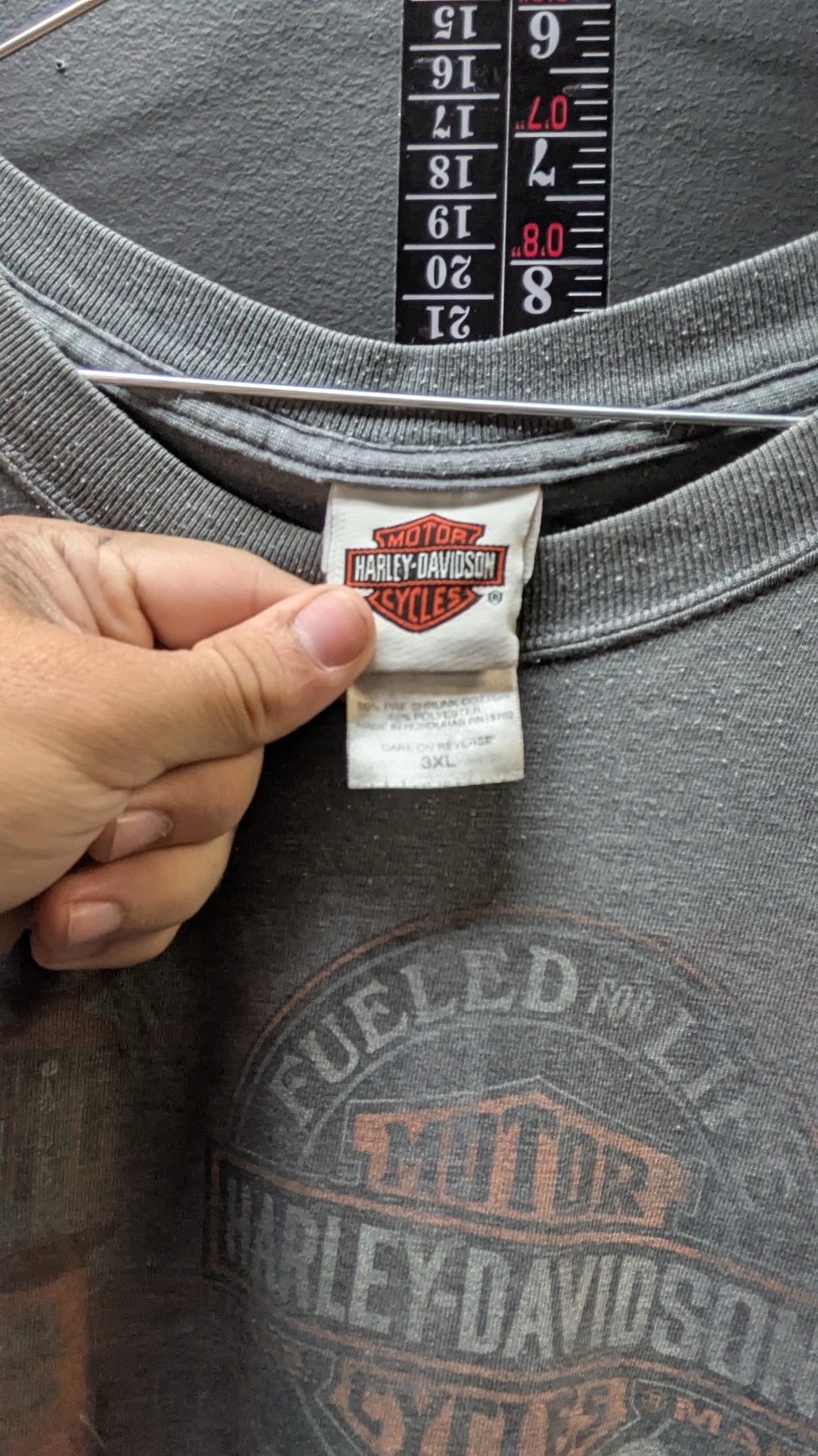 Harley-Davidson Napoleon Ohio T-Shirt Men's 3XL Gray Dealer Double Sided