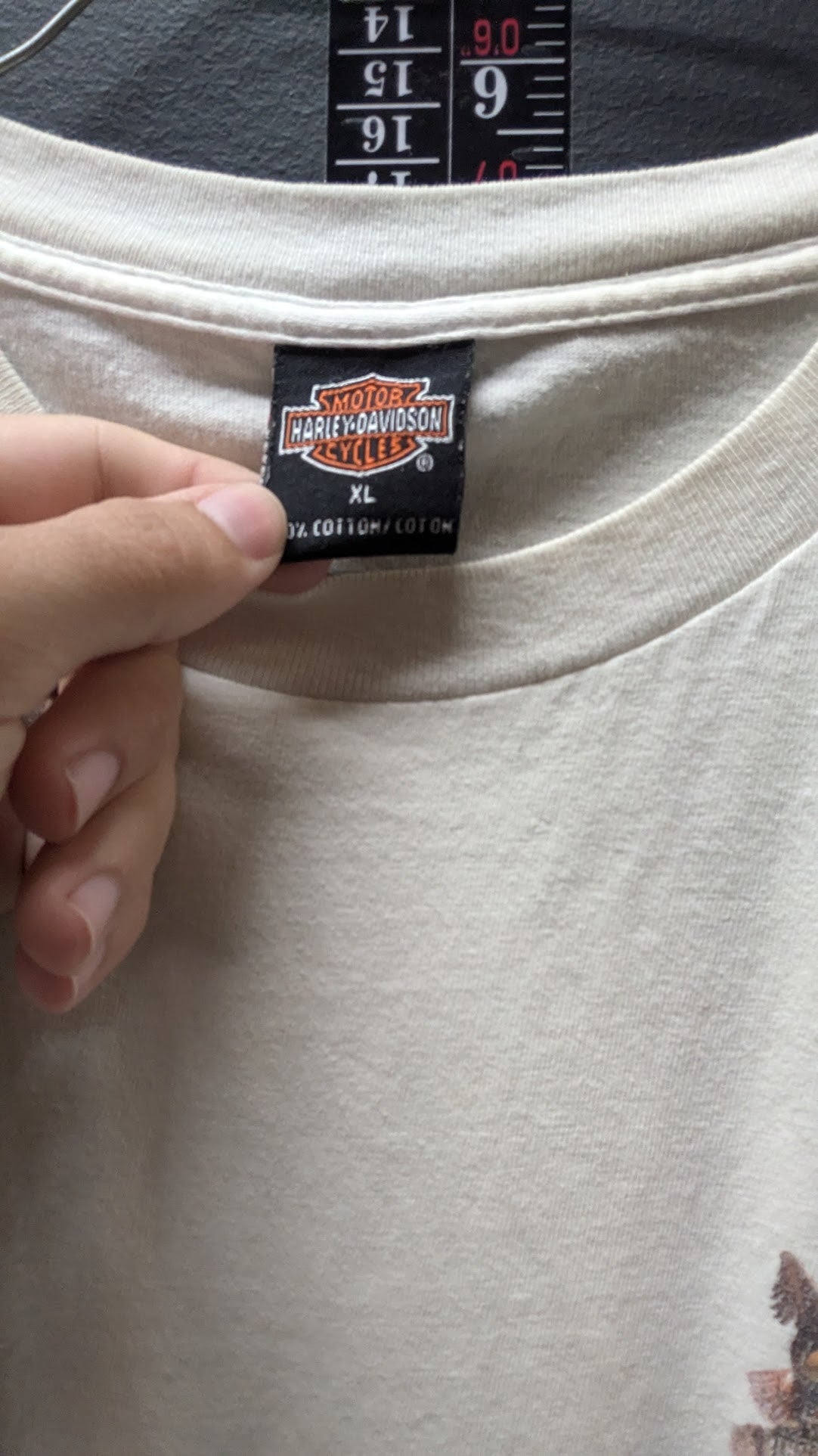 Harley-Davidson Granite Mountain T-Shirt Men's XL White Conyers GA Eagle Double Sided 100% Cotton