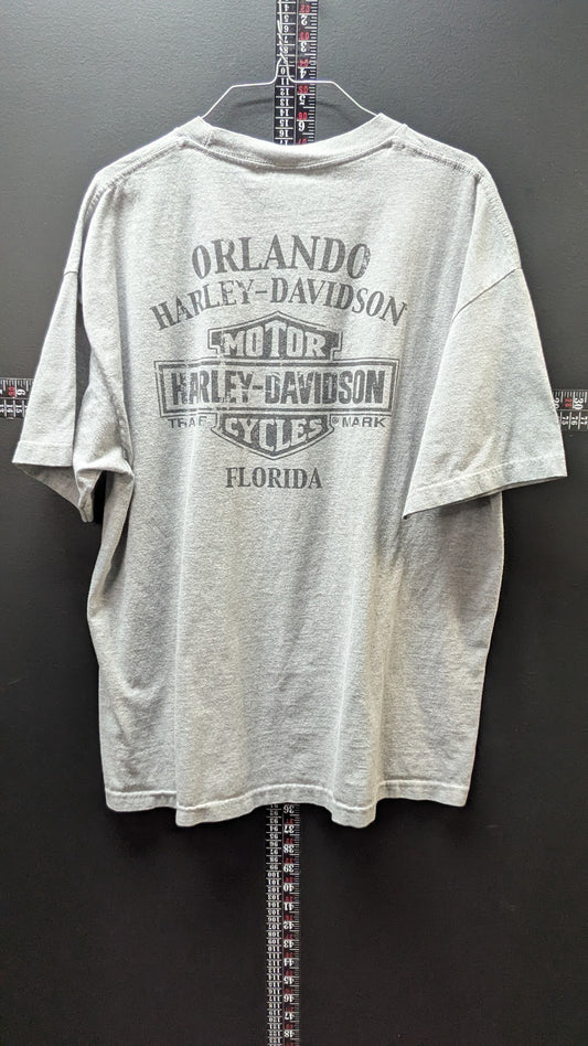 Harley-Davidson Orlando Florida 1903 Graphic T-Shirt Gray Size XL