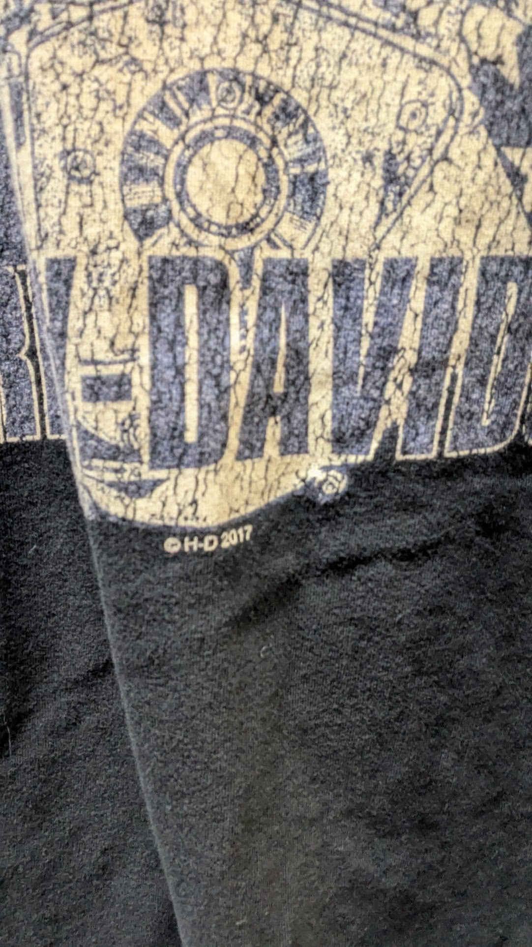 Harley-Davidson Shovelhead T-Shirt XL Black Ozark Lebanon MO Made USA 2017