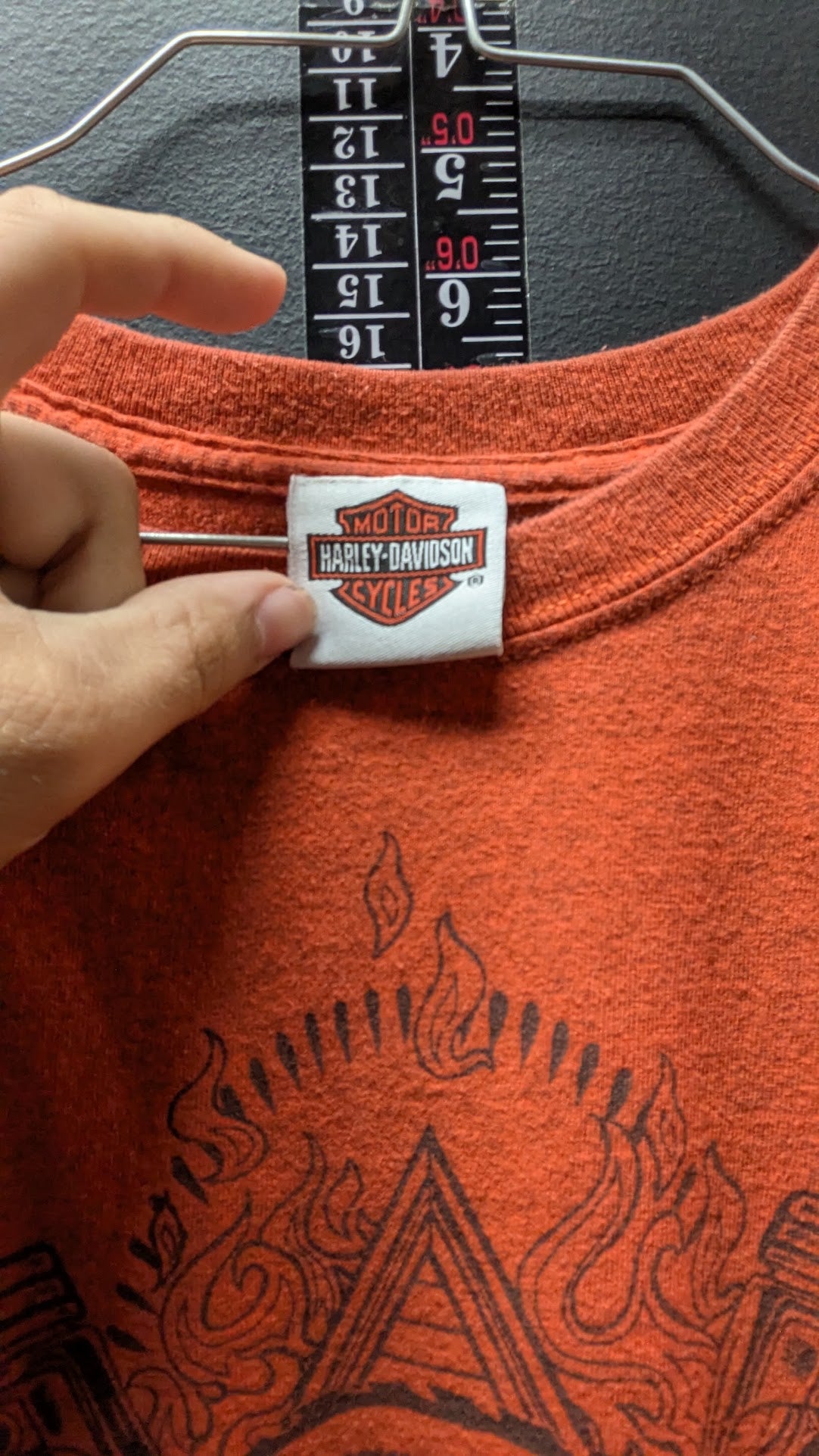 2016 Harley-Davidson Sarasota Florida Orange Graphic T-Shirt RK Stratman
