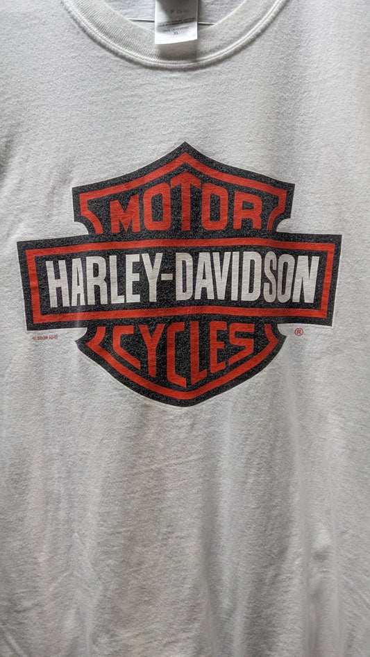 Harley-Davidson Smoky Mountain Tennessee T-Shirt Men’s XL White Double Sided