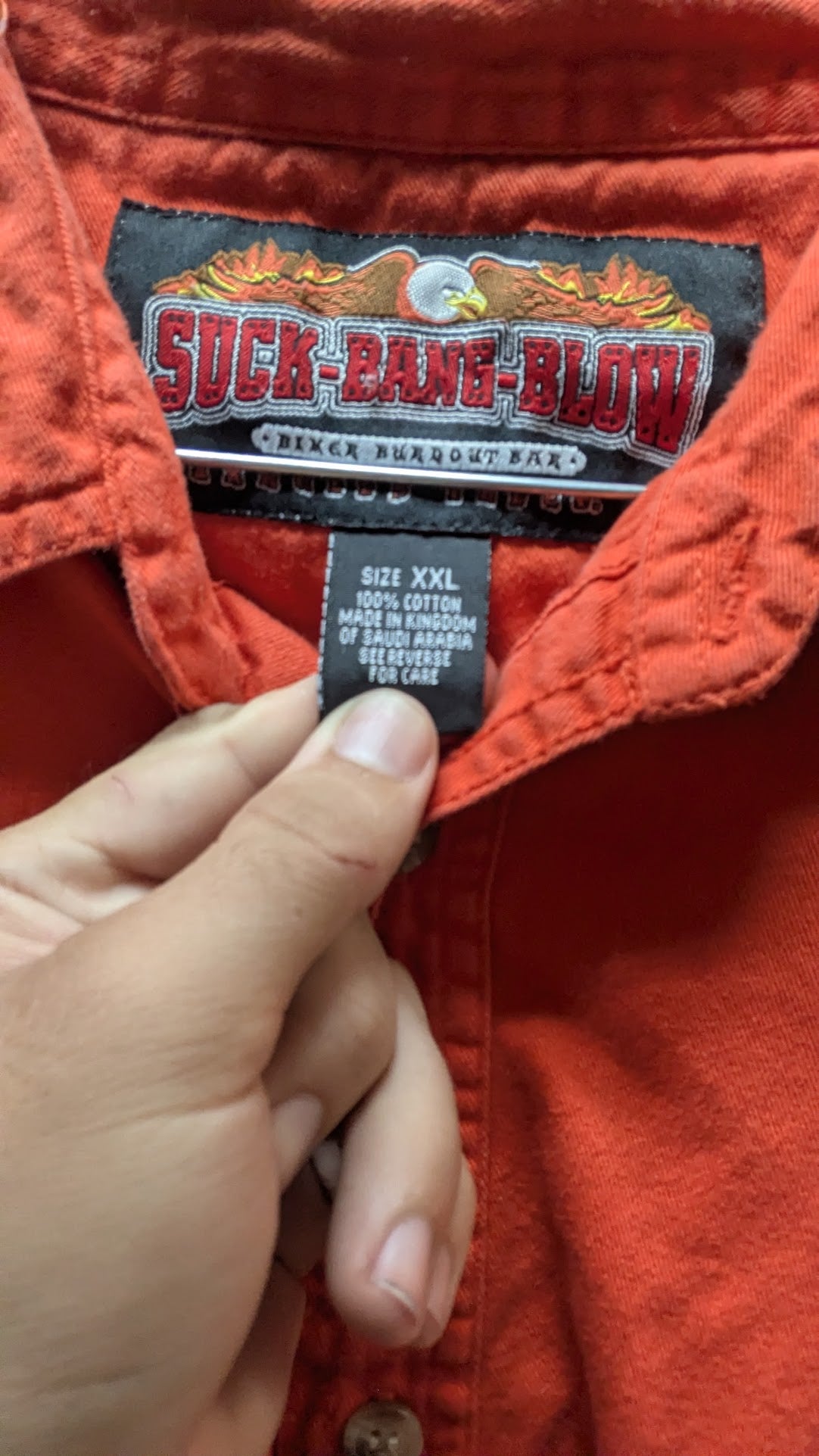 Suck Bang Blow Biker Bar XXL Sleeveless Shirt Murrells Inlet SC Motorcycle Rally