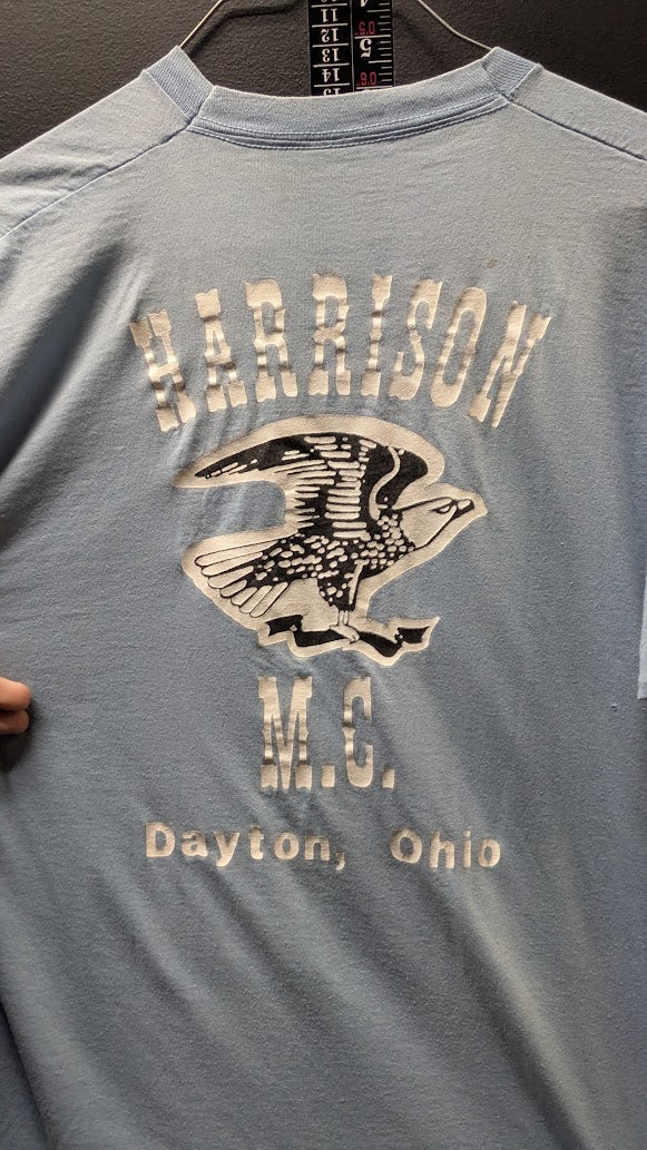 Vintage Harrison M.C. Dayton, Ohio Eagle T-Shirt XL