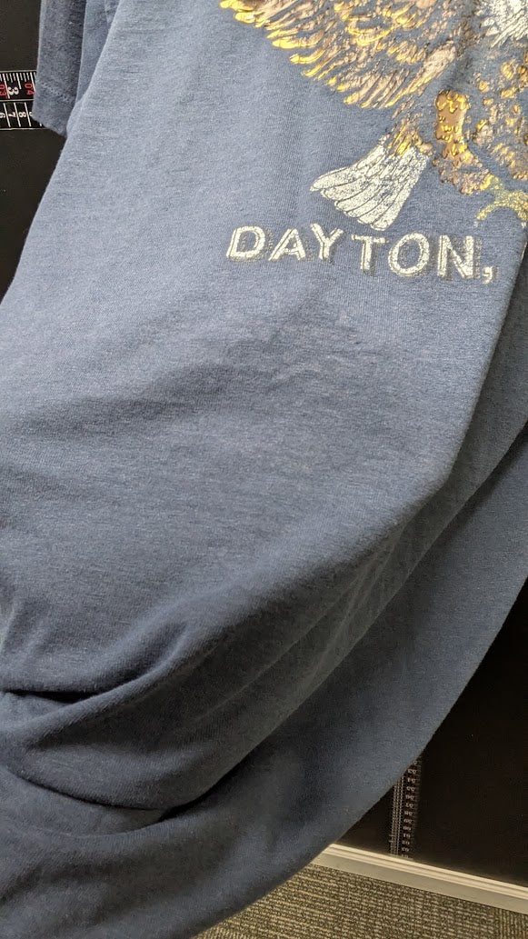 Vintage 1980s Harrison Motor Cycle Club T-Shirt Men’s XL Dayton Ohio Eagle USA