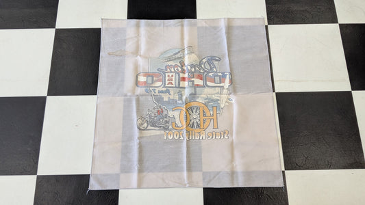 Vintage 2001 Harley Owners Group H.O.G. State Rally Dayton Ohio Bandana USA