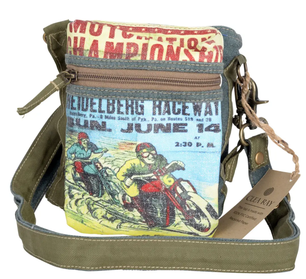 Motorcycle double fold bag