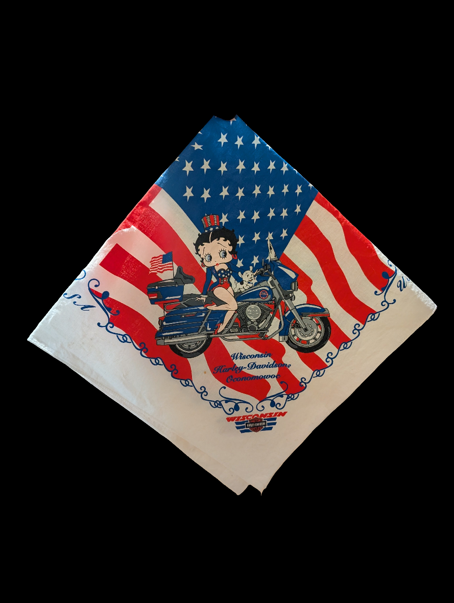 Betty Boop Biker Bandana 2002