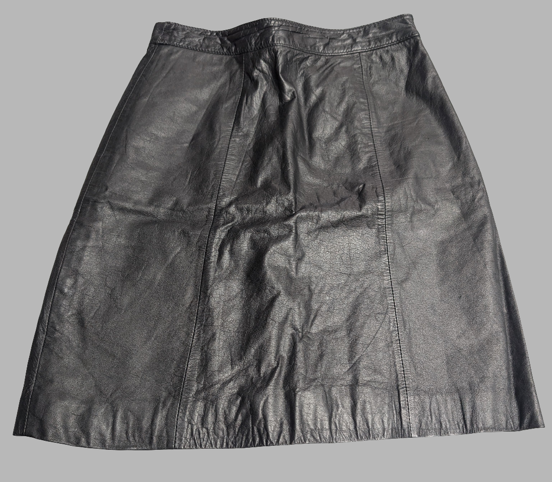 Leather skirt Berman's brand size 6 Vintage