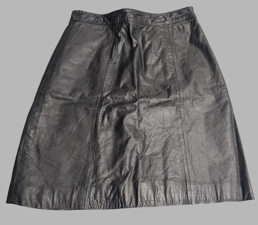 Leather skirt Berman's brand size 6 Vintage
